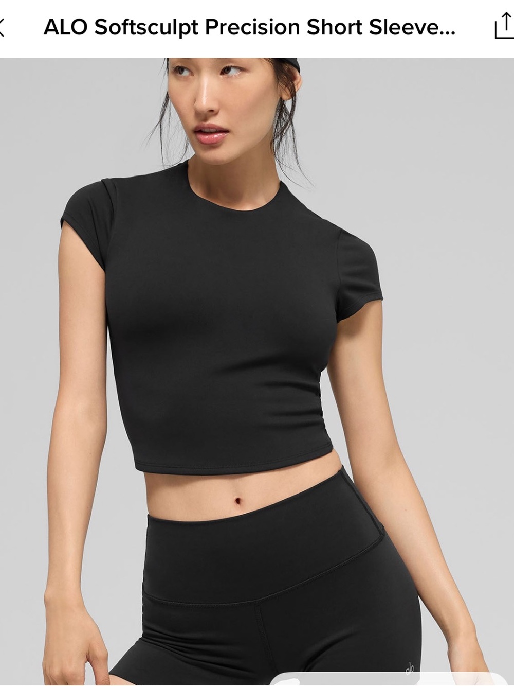 Alo softsculpt precision shirt sleeve
